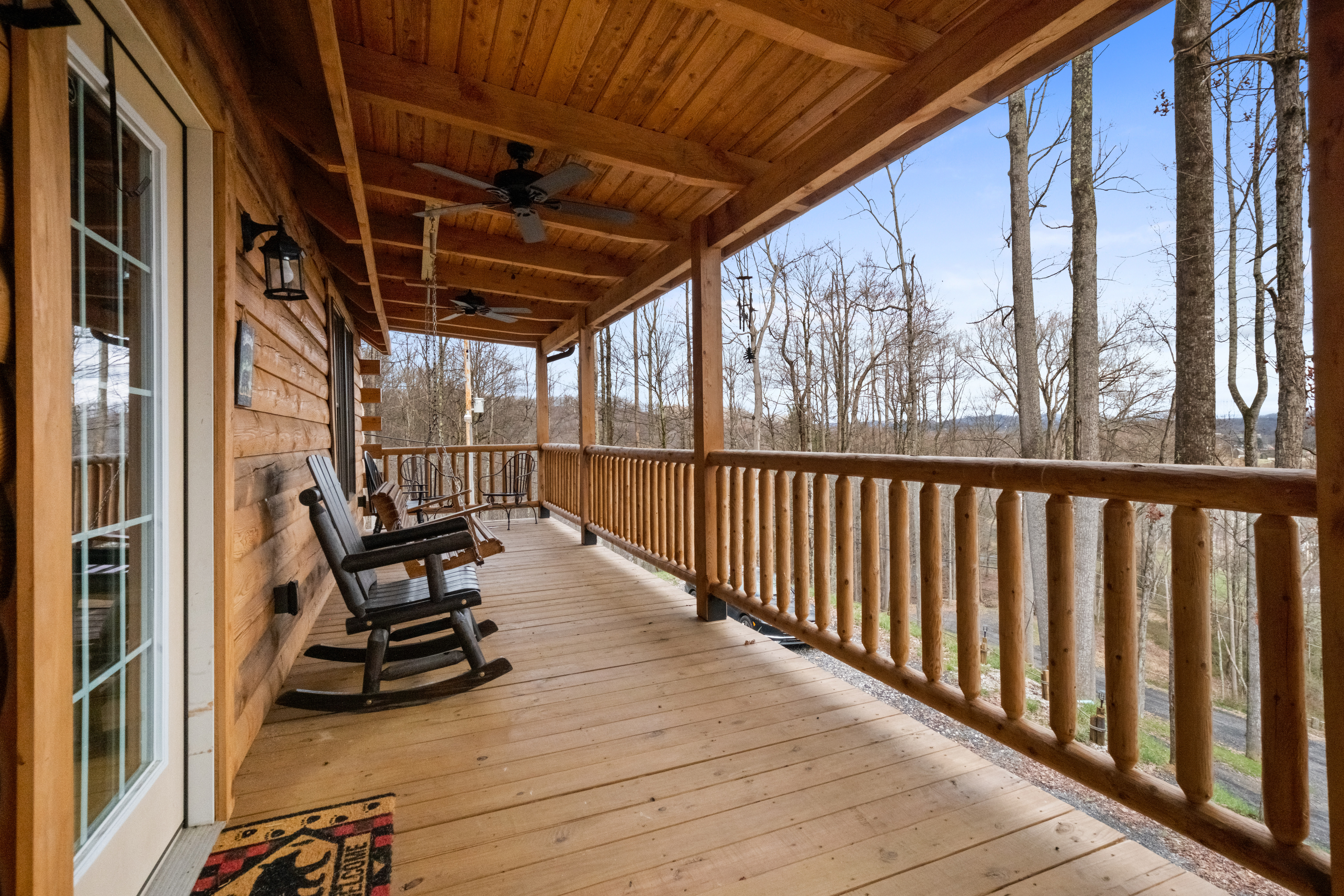 The Hemlock front porch